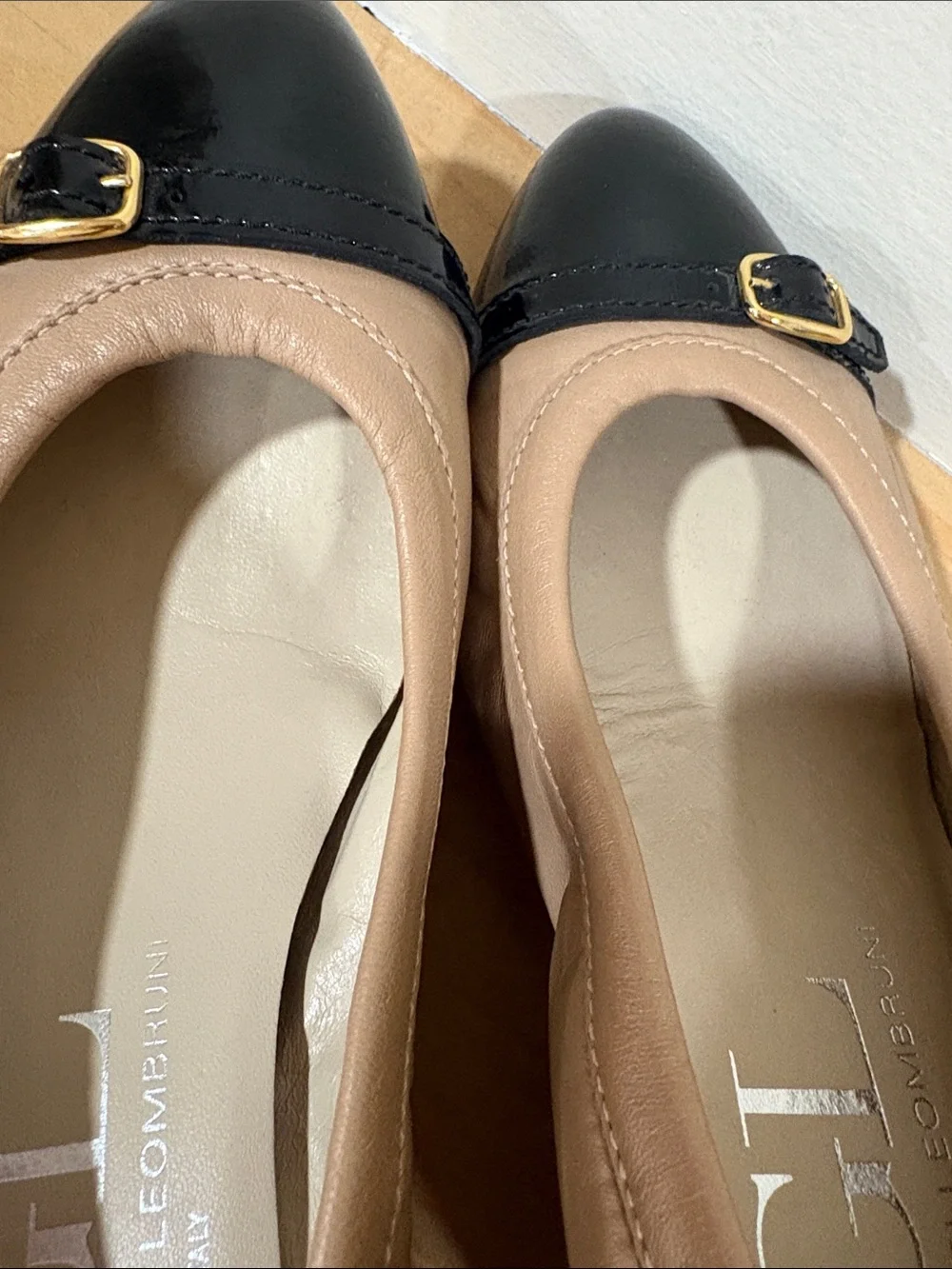 AGL Attilio Giusti Leombruni Beige Leather Wedges Shoes, Size 39